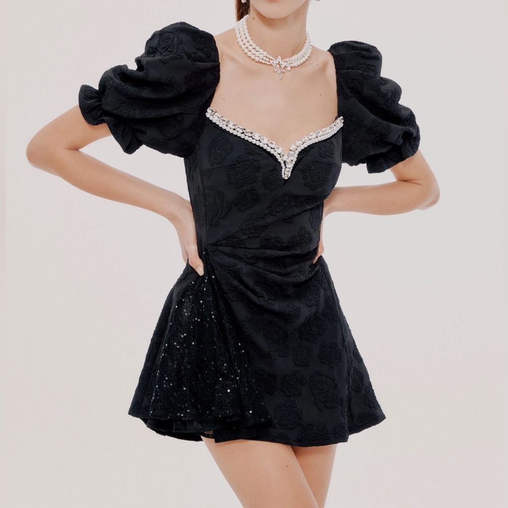 Nana Jacqueline Ysabella Dress Black Size Small